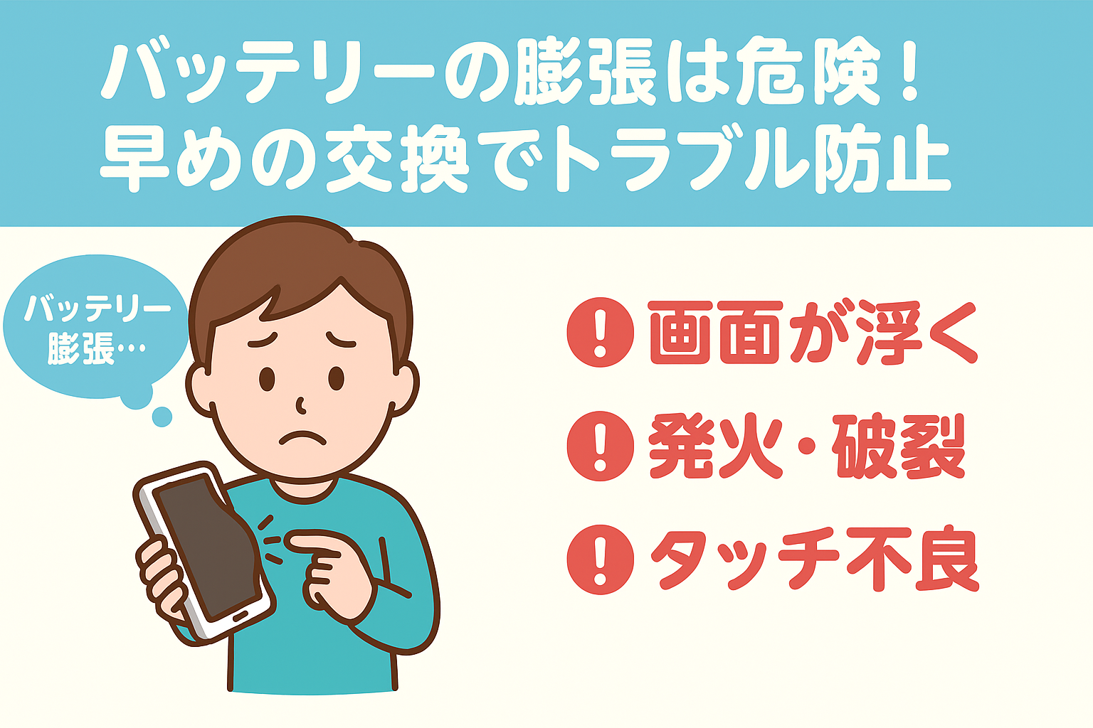 【第9回】バッテリー膨張の危険性と対策【戸塚モディ店】